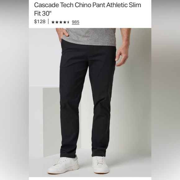 Vuori Men's Dark Chinos